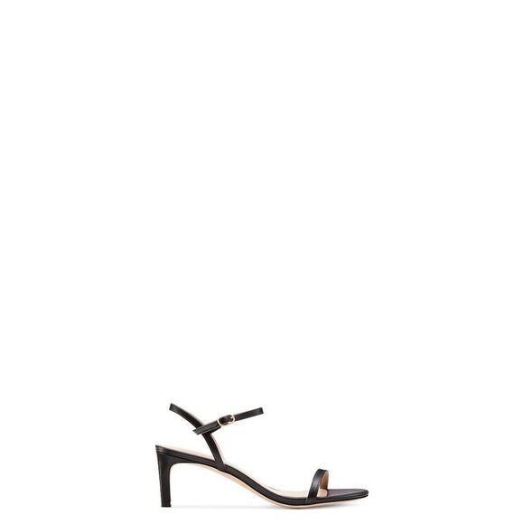 Stuart Weitzman Shoes - Stuart Weitzman Dancer 60 Black Sandals Heels - size 35 / 4.5 - retail $475